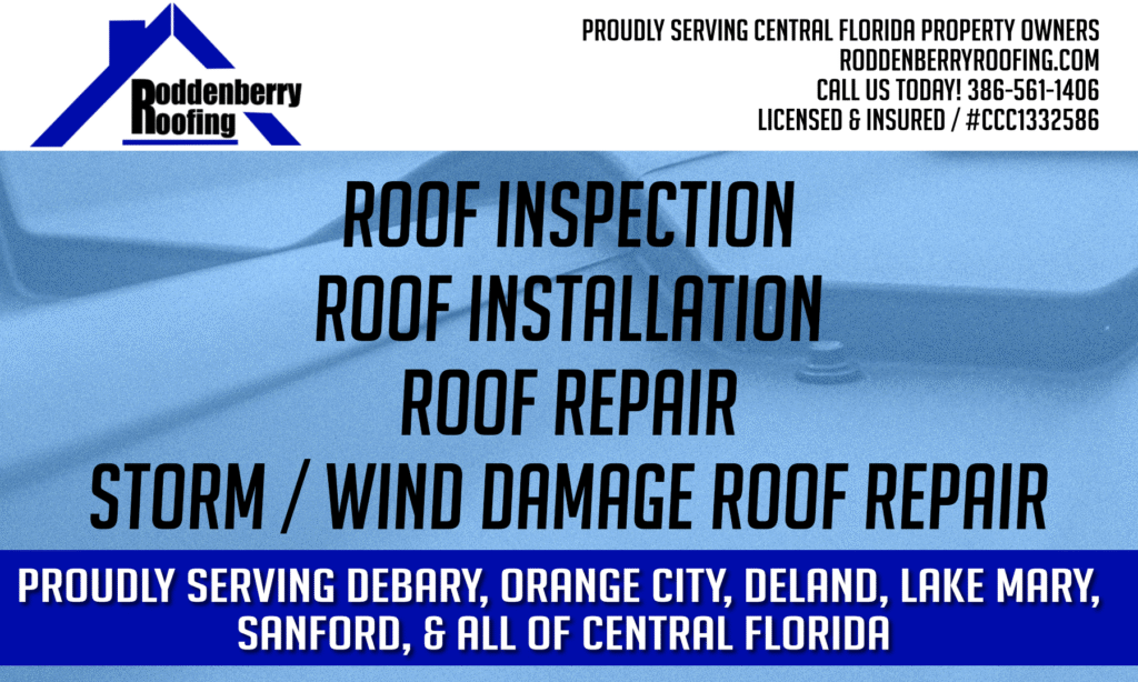 Free Roof Inspection Deltona FL - Roddenberry Roofing